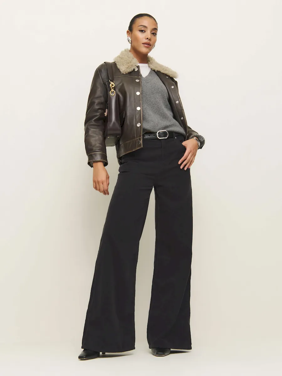 Eden Wide Leg Corduroy Pants - Image 2