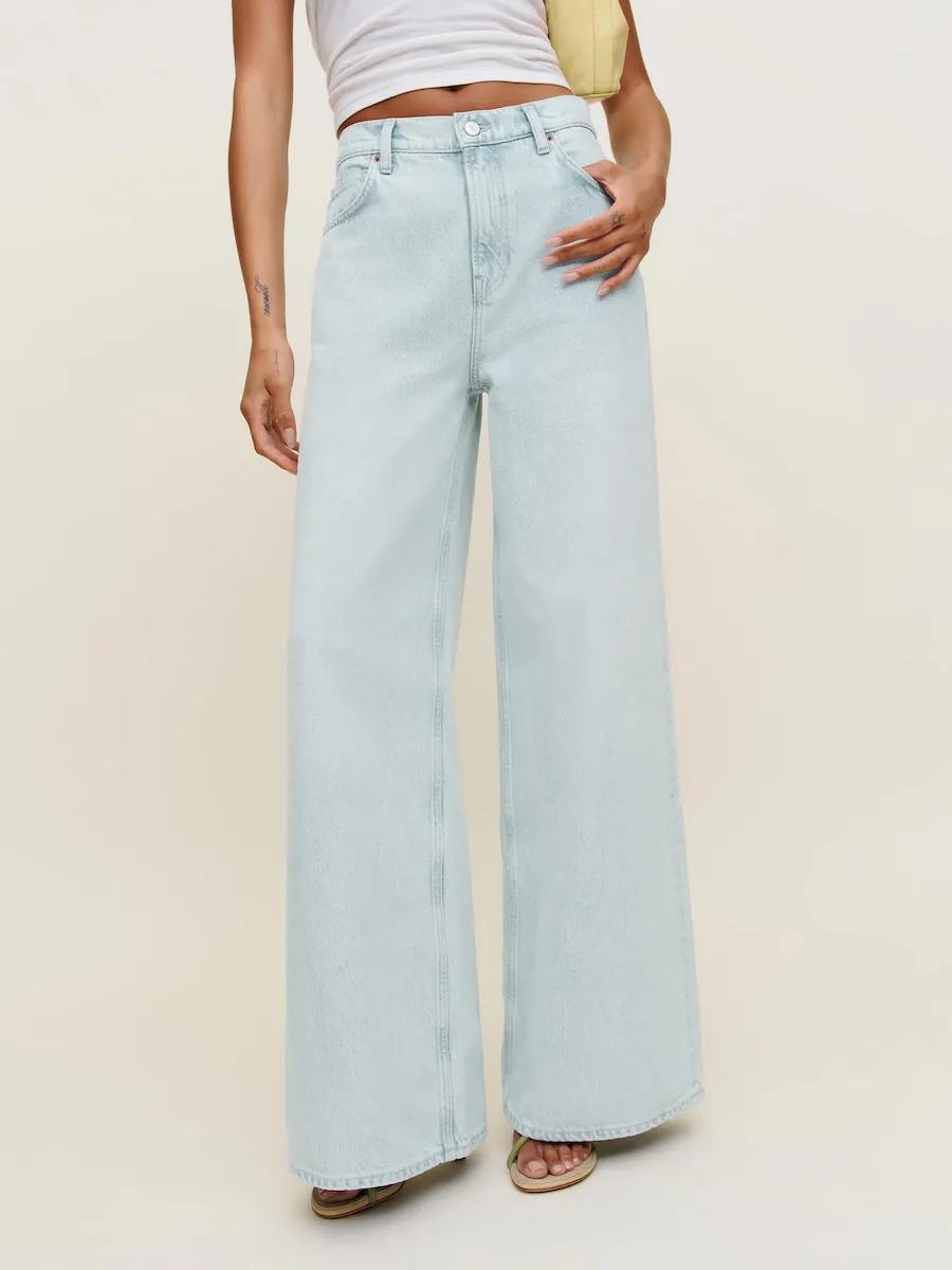 Eden Mid Rise Wide Leg Jeans - Image 2
