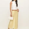 Petites Layla Satin Skirt