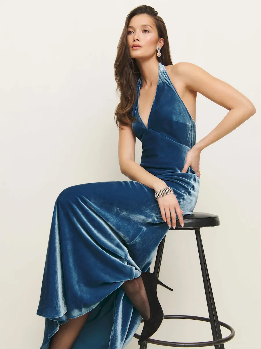Daniella Velvet Dress - Image 4
