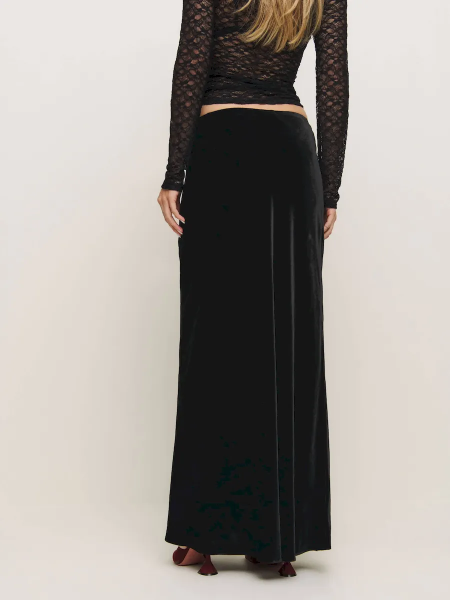 Bella Velvet Skirt - Image 3