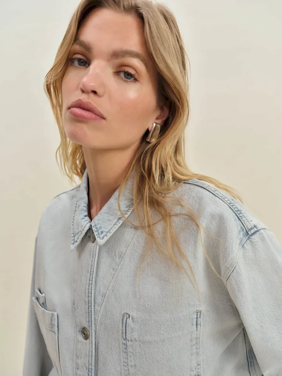 Callum Denim Chore Jacket - Image 2