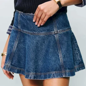 Bentley Denim Mini Skirt