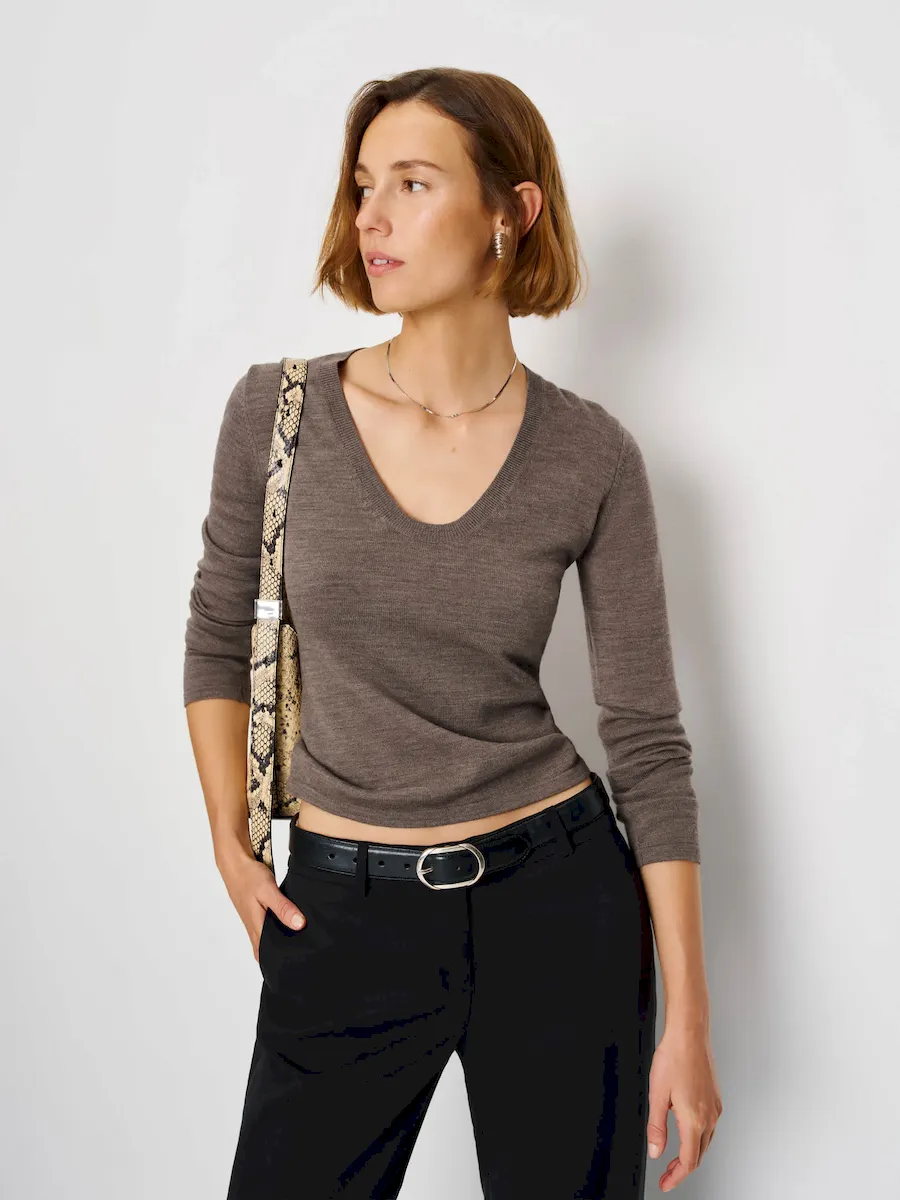 Benji Regenerative Merino Scoop Neck - Image 2