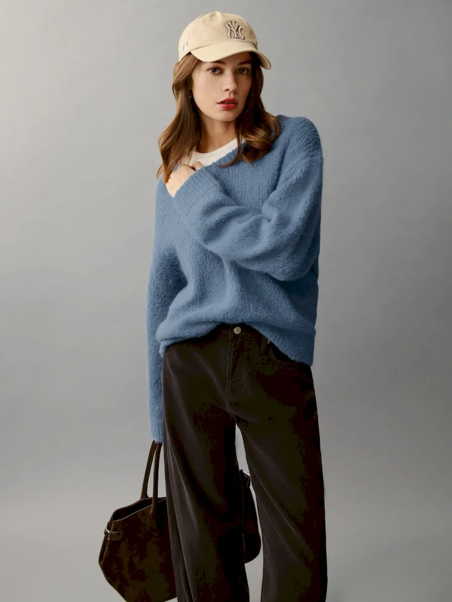Cici Oversized Crew Sweater - Image 2