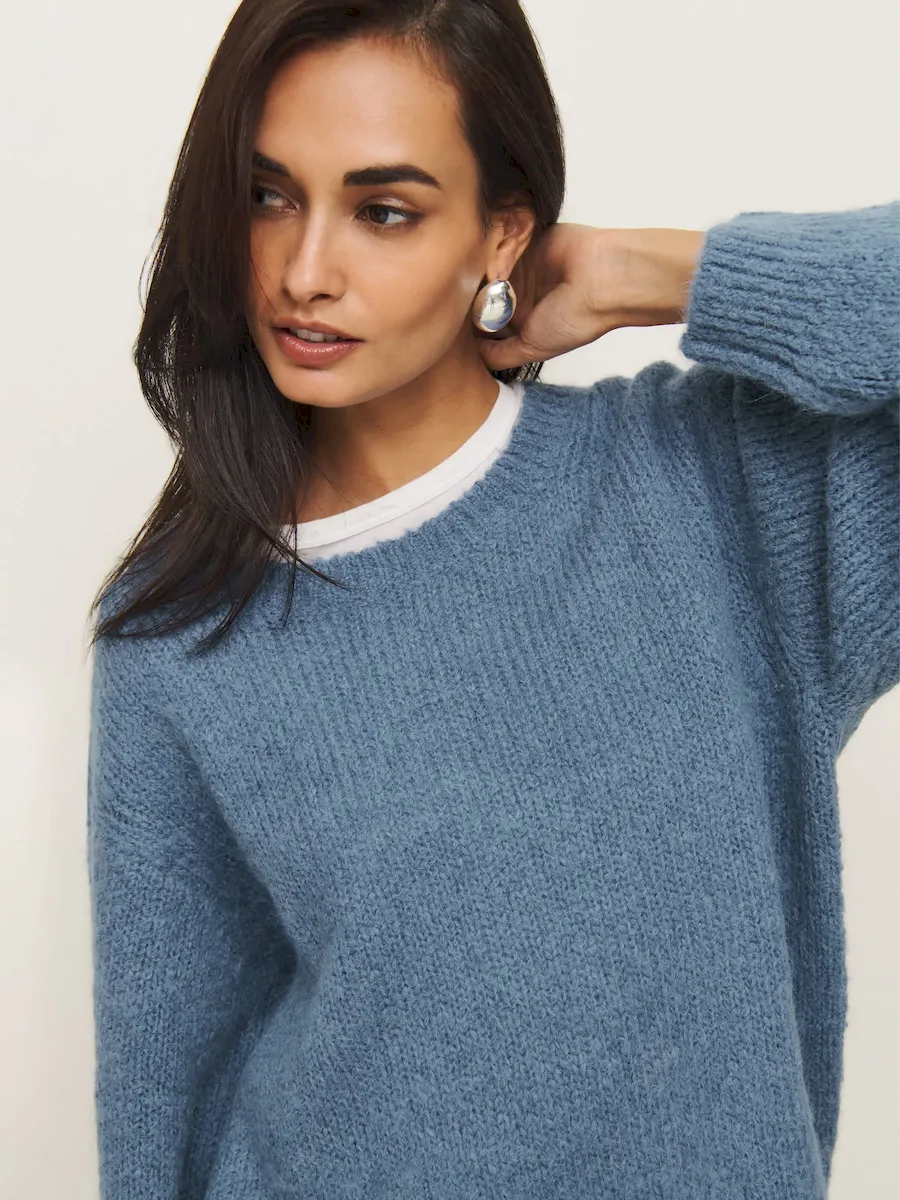 Cici Oversized Crew Sweater - Image 7
