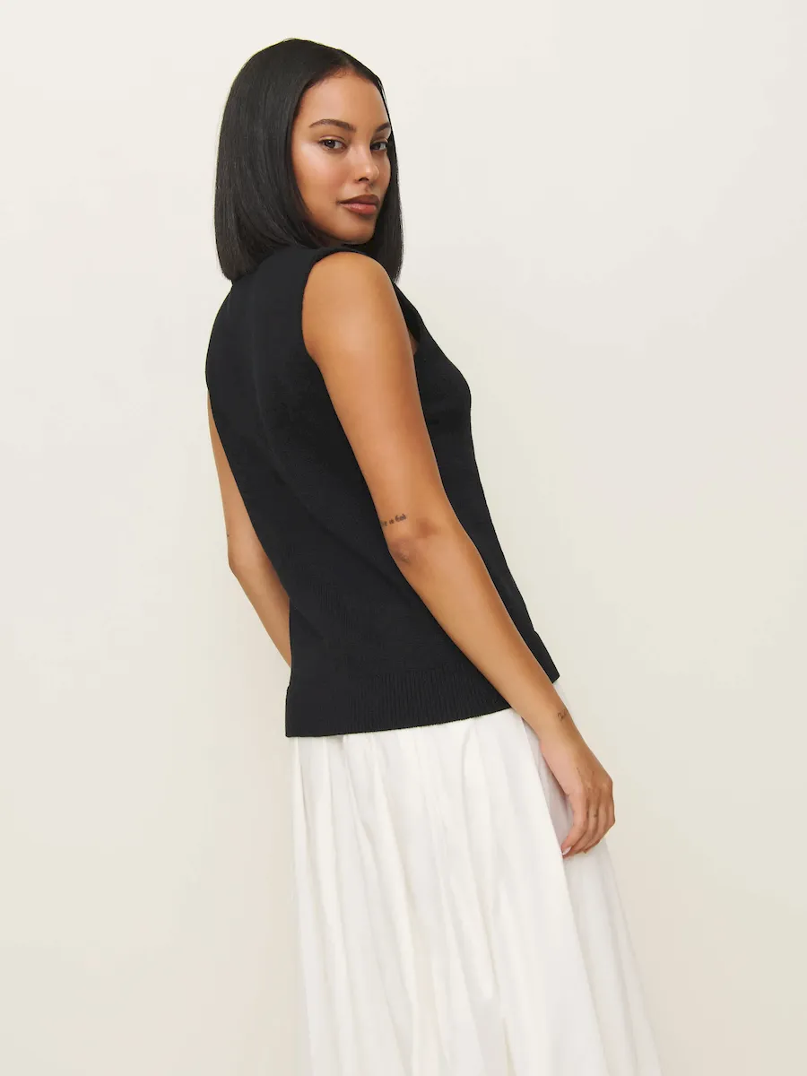 Linden Cotton Sweater Vest - Image 3