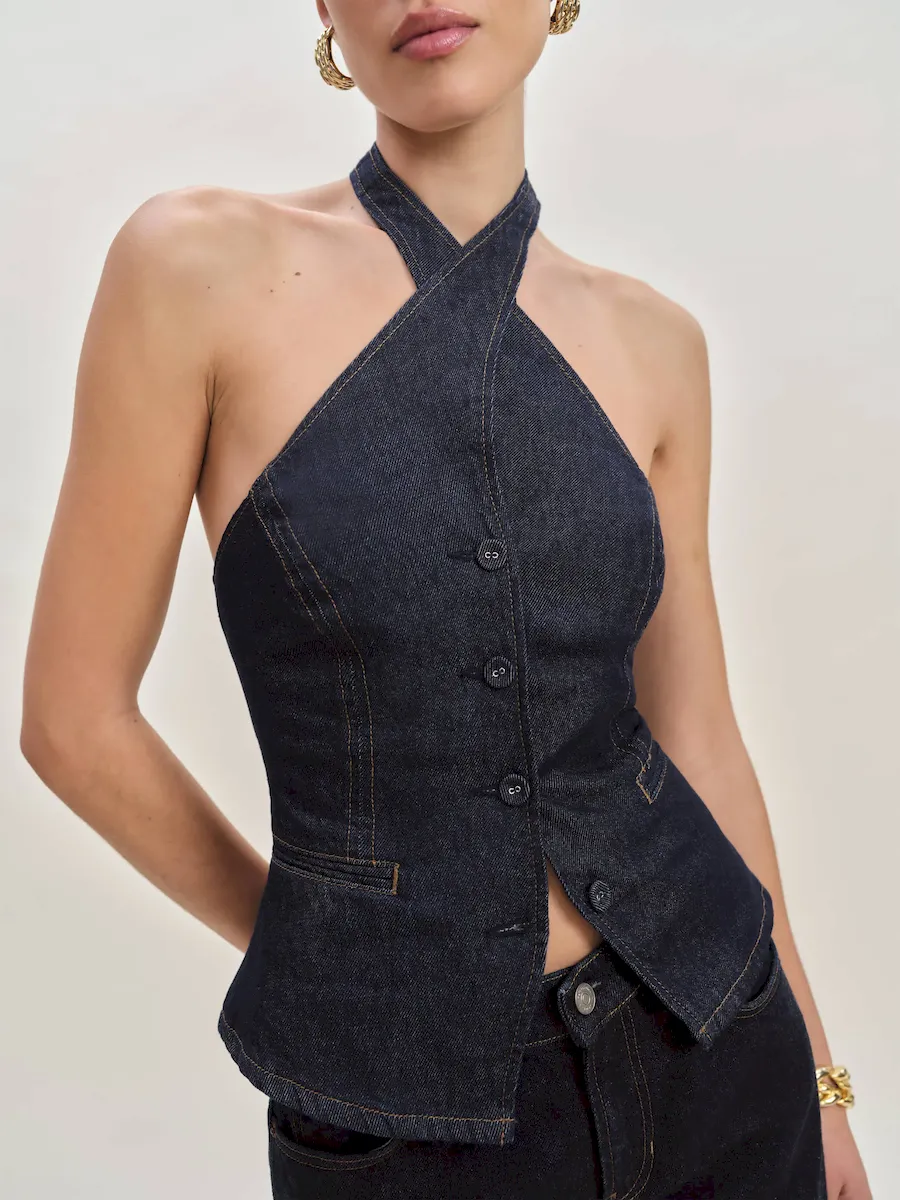 Tate Denim Top - Image 4