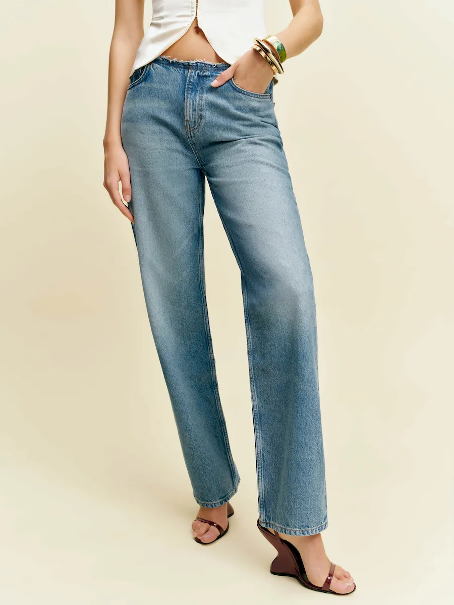 Charlee Low Rise Straight Leg Jeans - Image 2