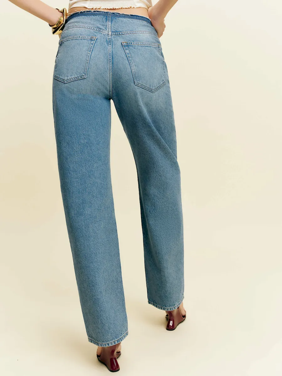 Charlee Low Rise Straight Leg Jeans - Image 3
