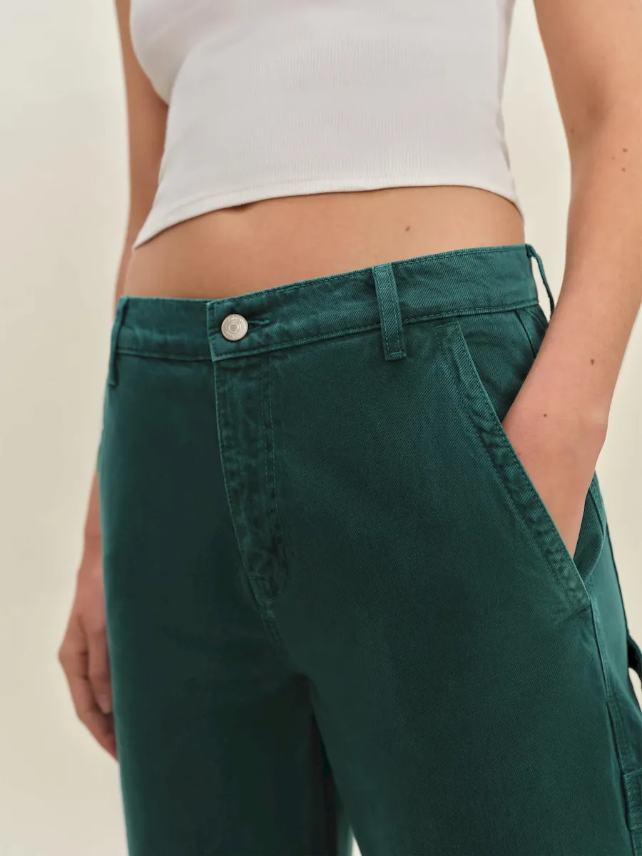 Diego Mid Rise Baggy Utility Jeans - Image 2