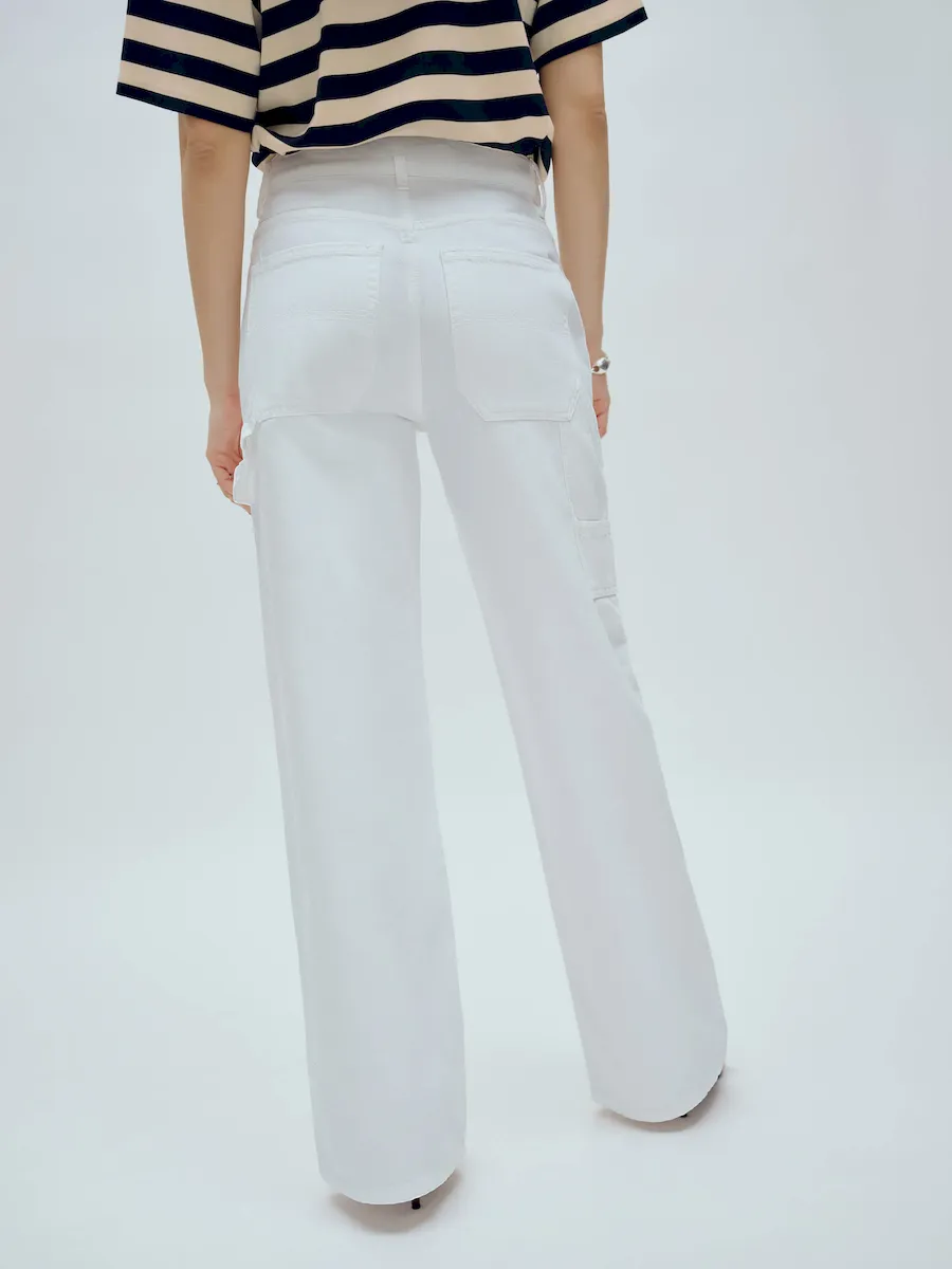 Diego Mid Rise Baggy Utility Jeans - Image 3