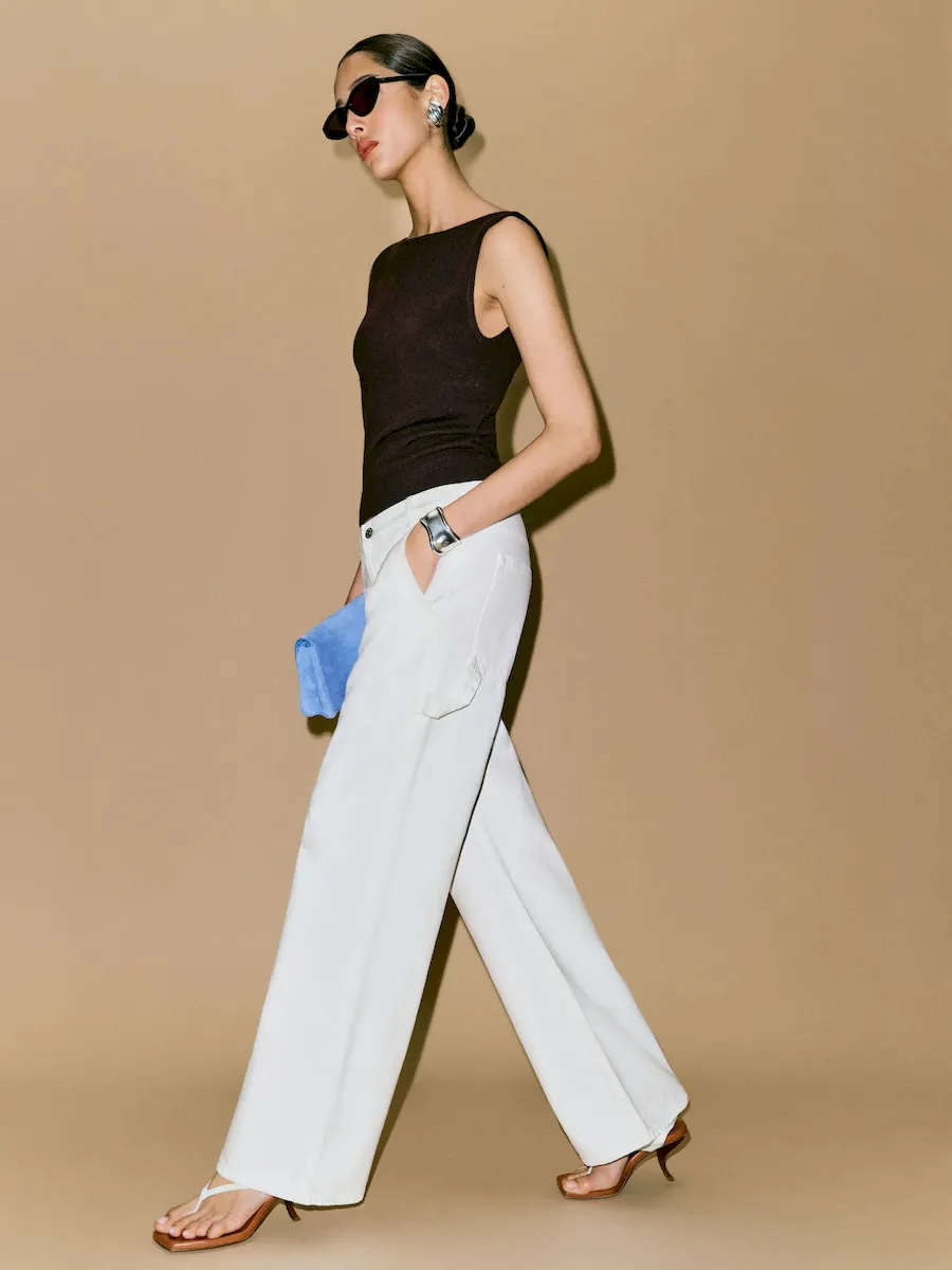 Diego Mid Rise Baggy Utility Jeans - Image 5