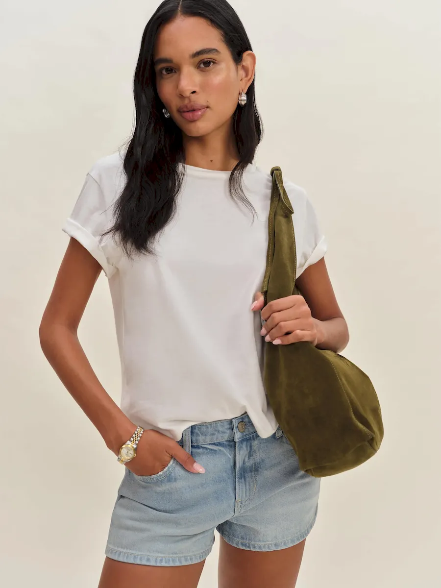 Annie Stretch Low Rise 2.5” Jean Shorts - Image 2