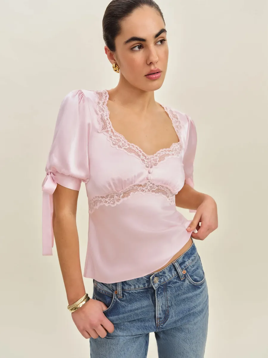 Dolly Silk Top
