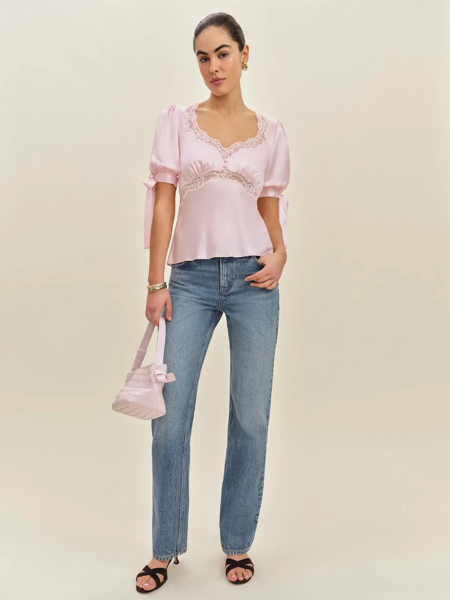 Dolly Silk Top - Image 3