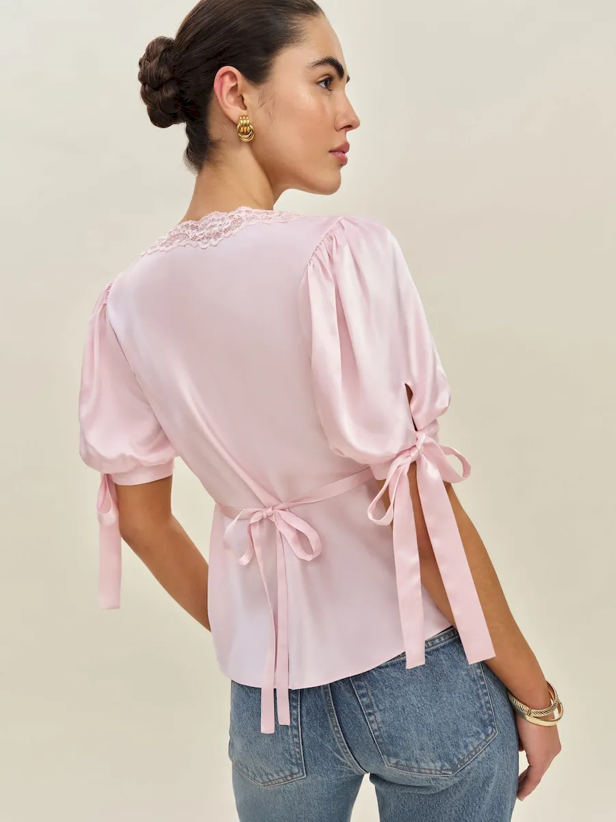 Dolly Silk Top - Image 4