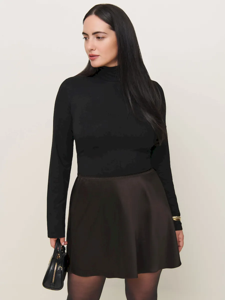 Brandy Satin Skirt Es - Image 4