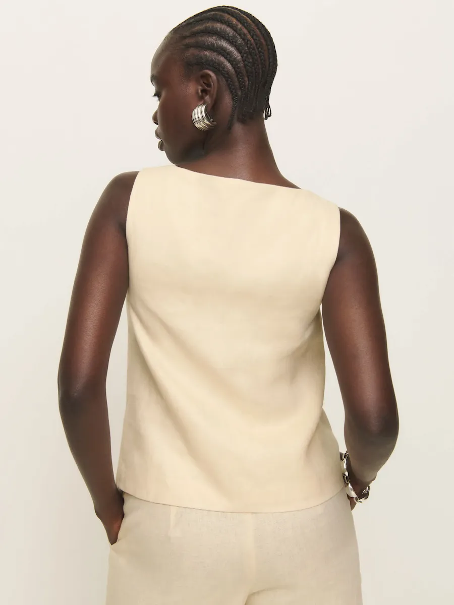 Addison Linen Top - Image 3