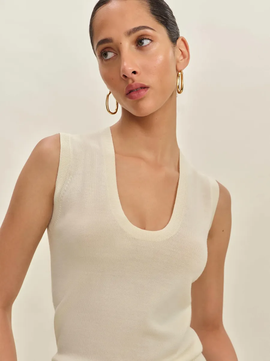 Marta Regenerative Merino Sweater Tank - Image 2