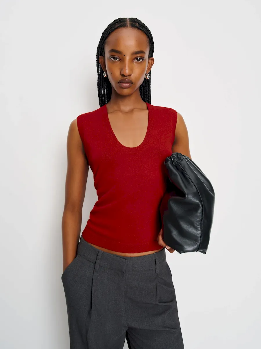 Marta Regenerative Merino Sweater Tank - Image 2