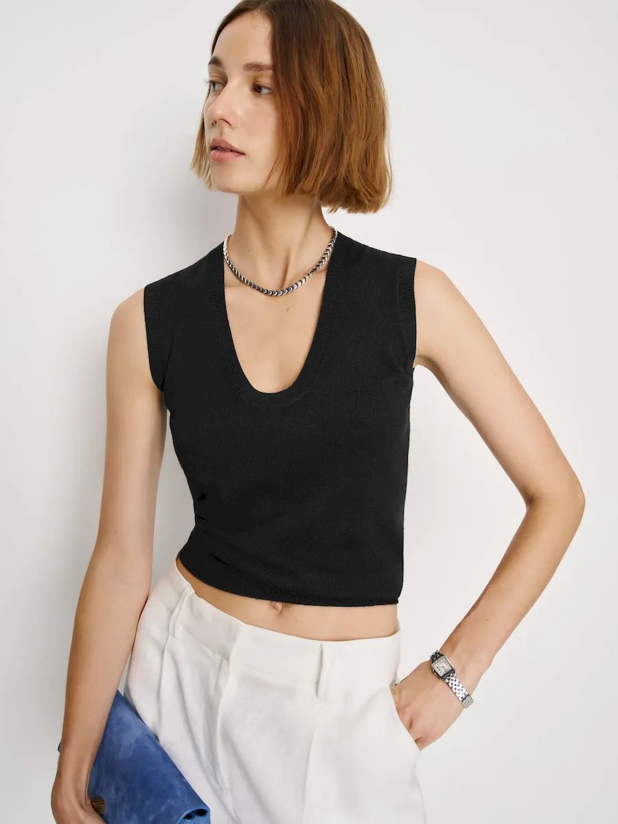 Marta Regenerative Merino Sweater Tank - Image 4