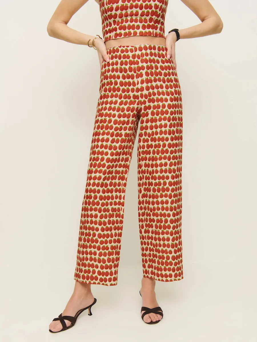 Joni Linen Cropped Pant - Image 2