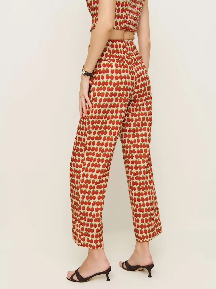 Joni Linen Cropped Pant - Image 3