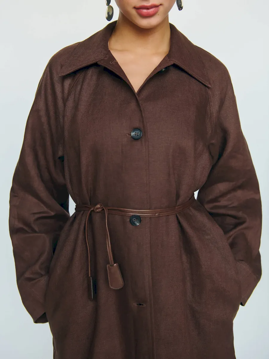 Beck Linen Trench - Image 2