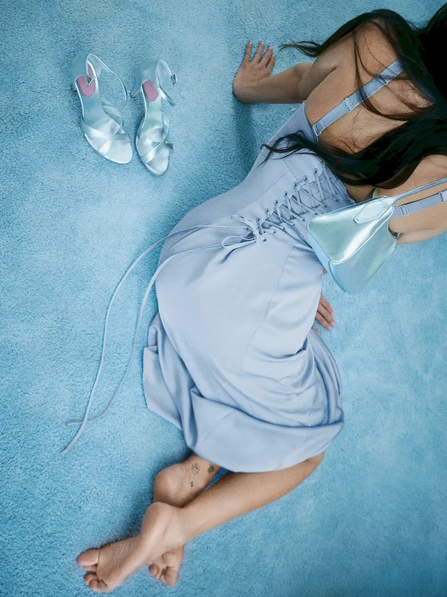 Britney Satin Dress - Image 2