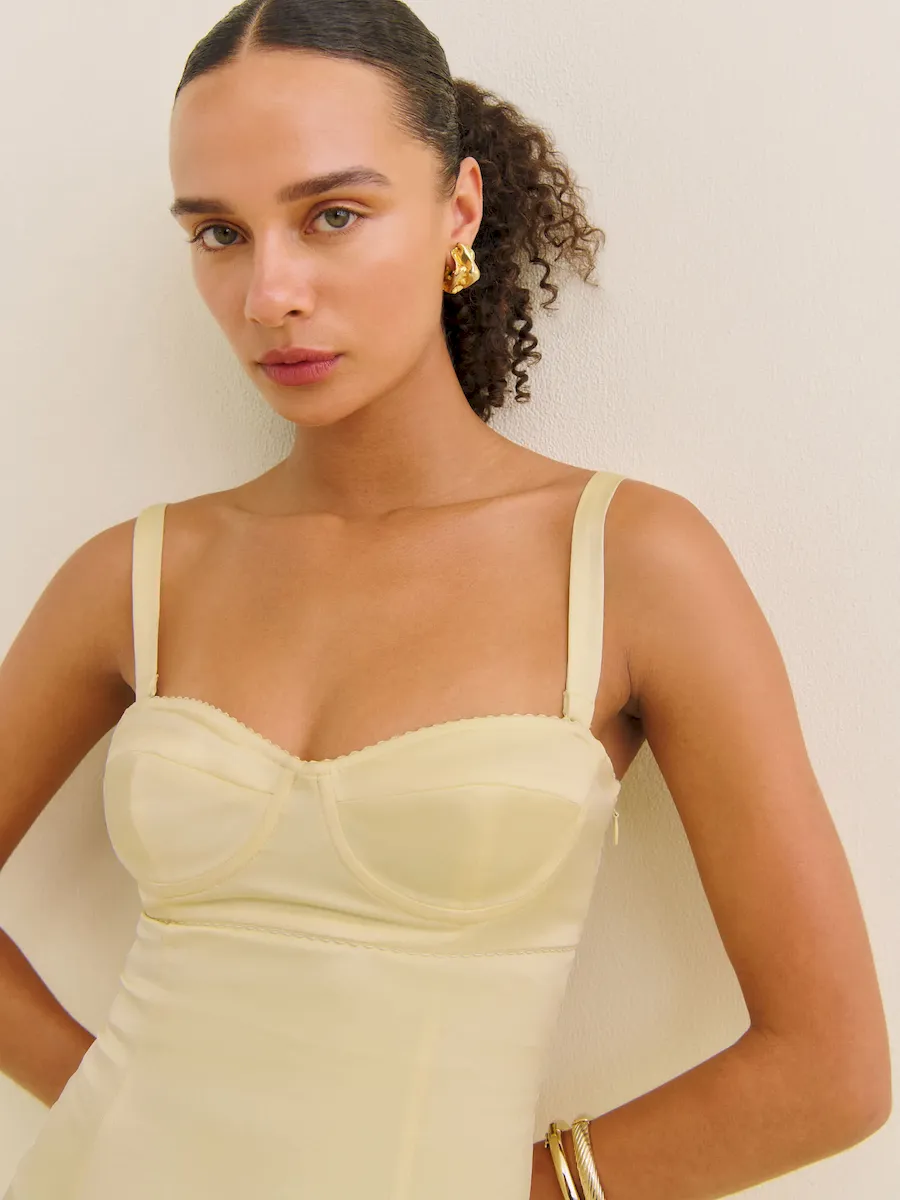 Britney Satin Dress - Image 3