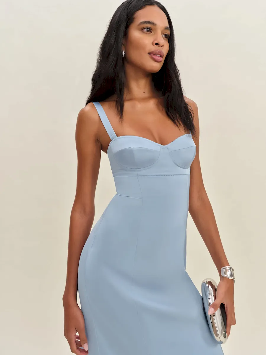 Britney Satin Dress - Image 4