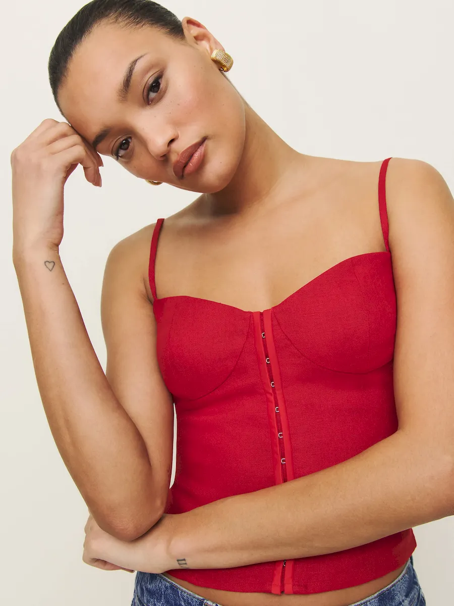 Christen Linen Top - Image 2