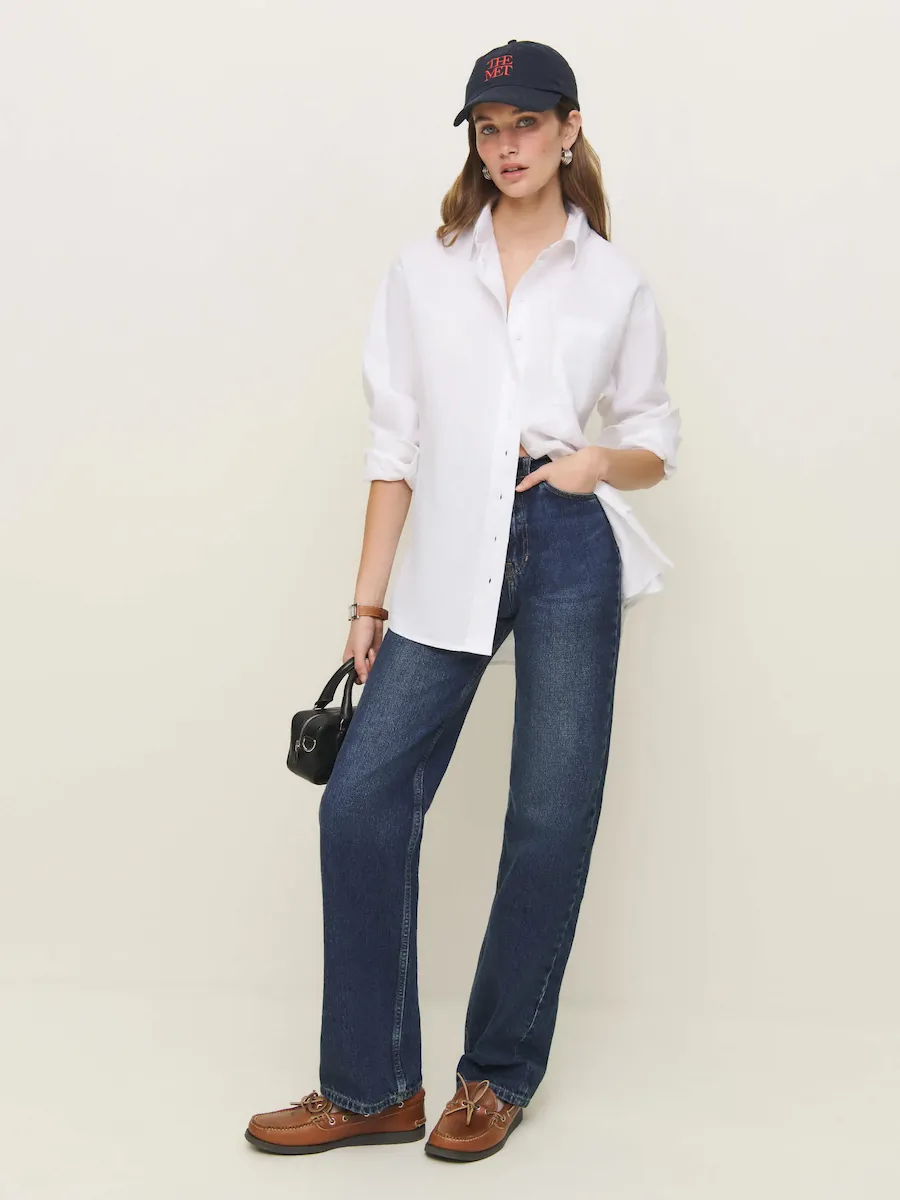 Eli Oversized Linen Shirt - Image 2