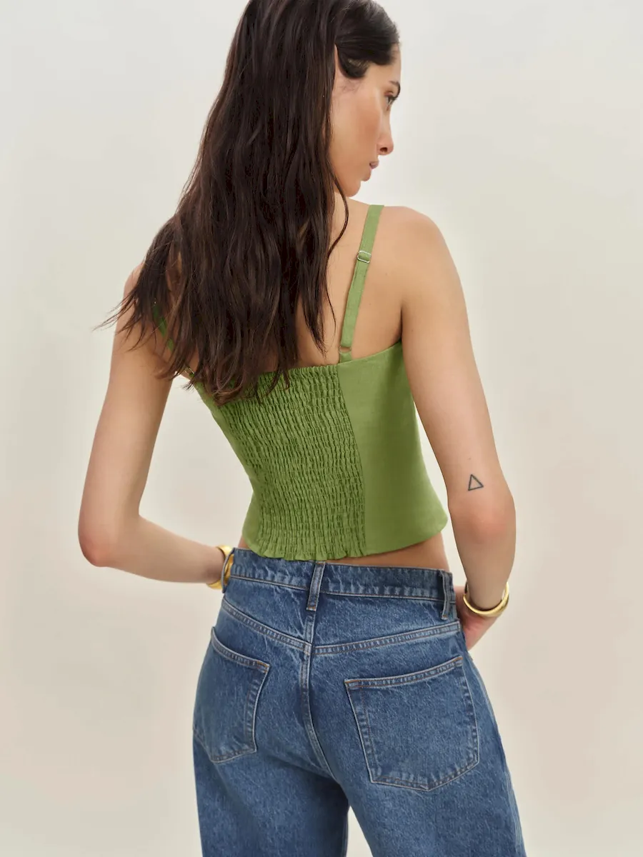 Hattie Linen Top - Image 4