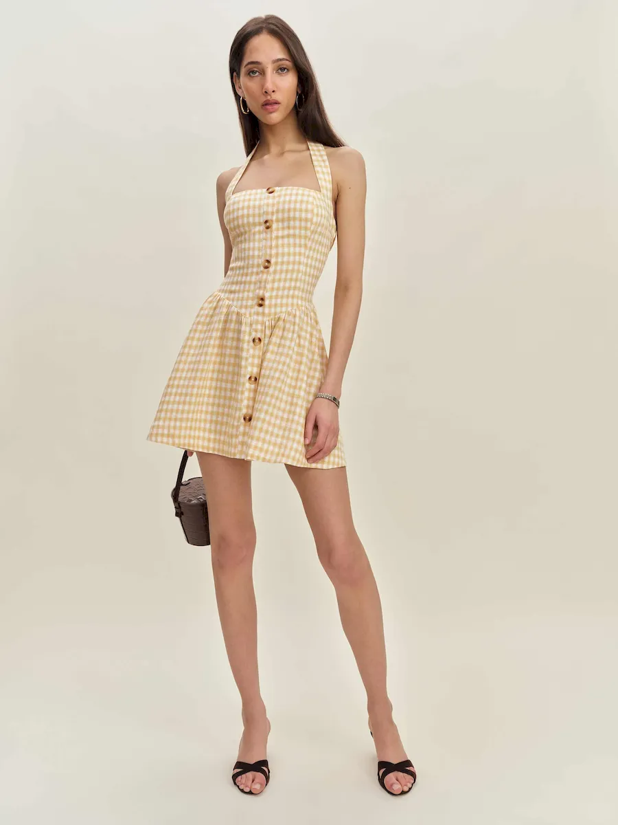 Mariela Linen Dress - Image 2