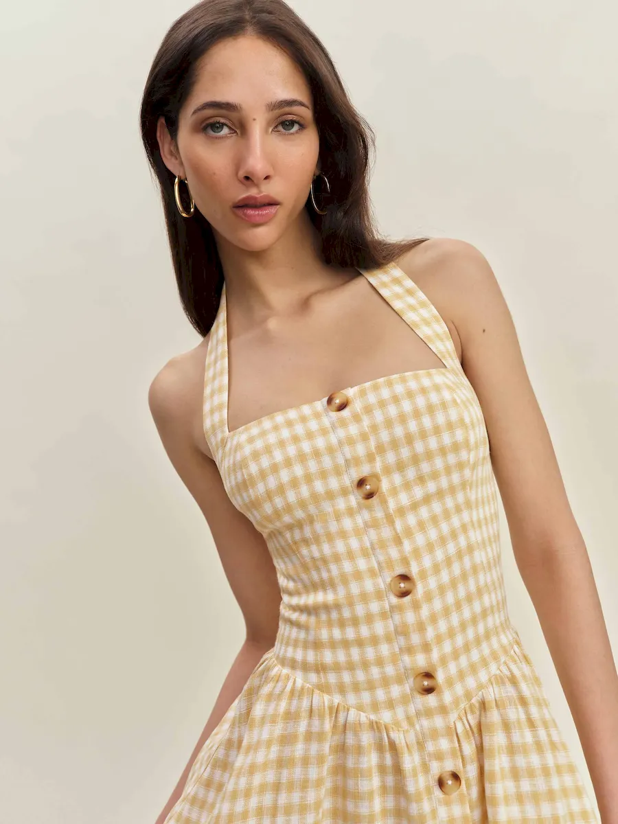 Mariela Linen Dress - Image 4