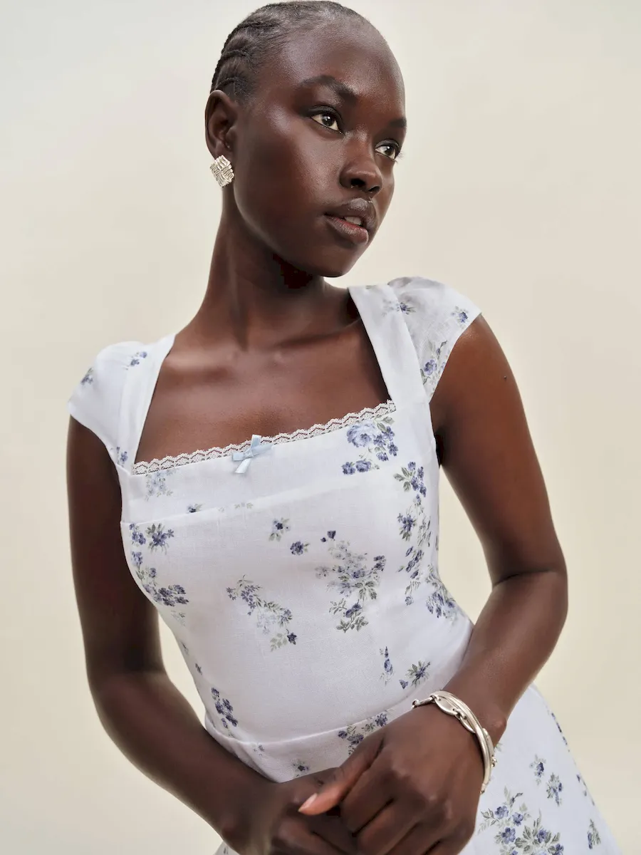 Loula Linen Dress - Image 2