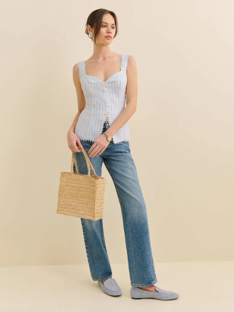 Viola Linen Top - Image 4