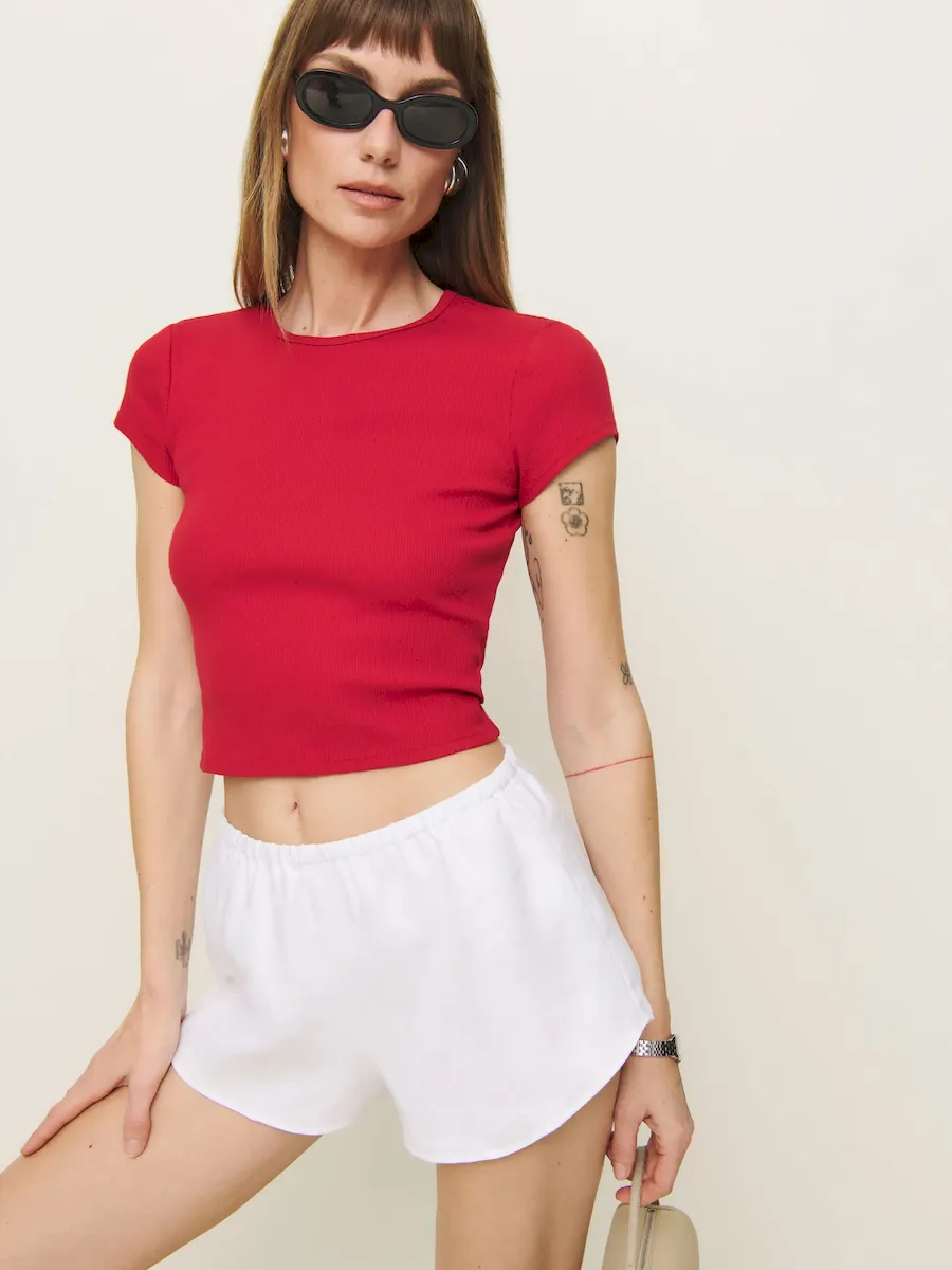 Tiffie Linen Short - Image 5