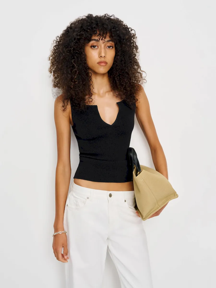 Rylie Cotton Sweater Tank - Image 2