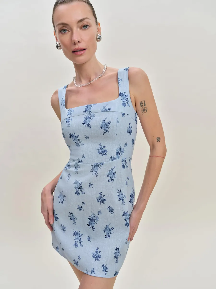 Celosia Linen Dress