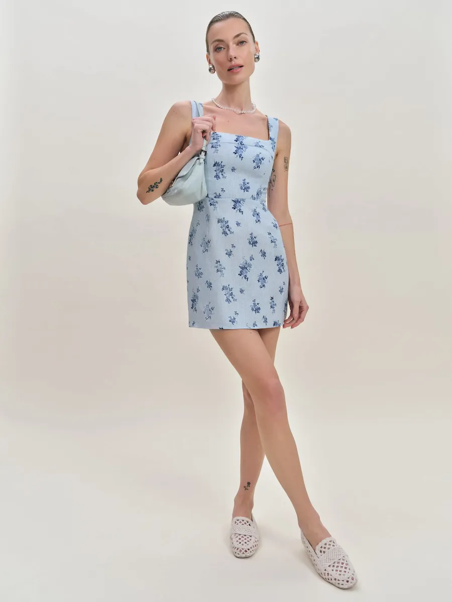Celosia Linen Dress - Image 2