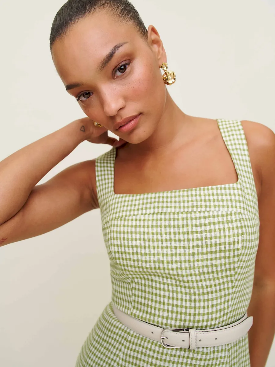 Celosia Linen Dress - Image 5