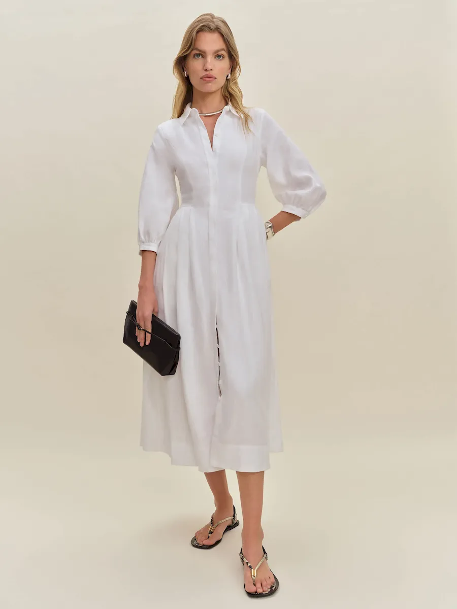 Tara Linen Dress - Image 3