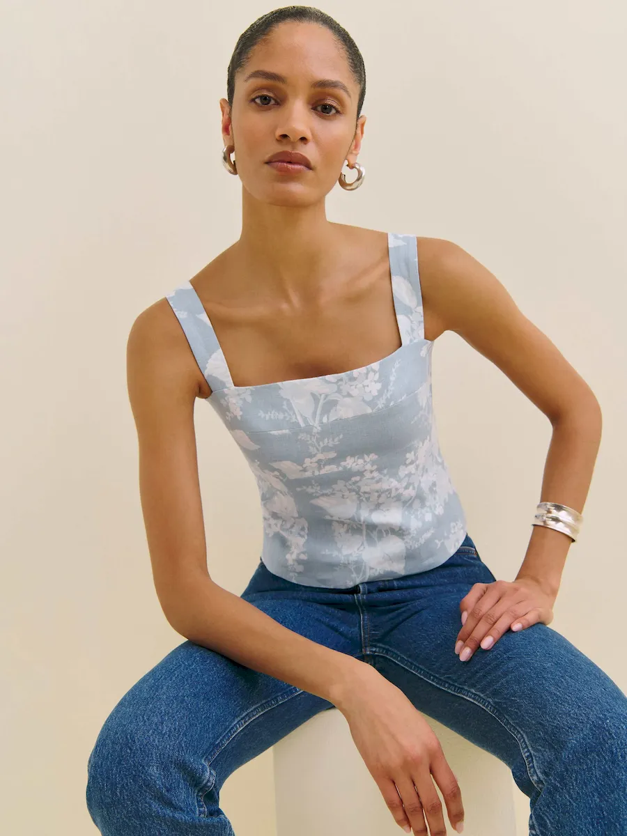 Darci Linen Top - Image 4