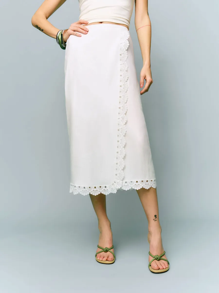 Felicity Linen Skirt - Image 2