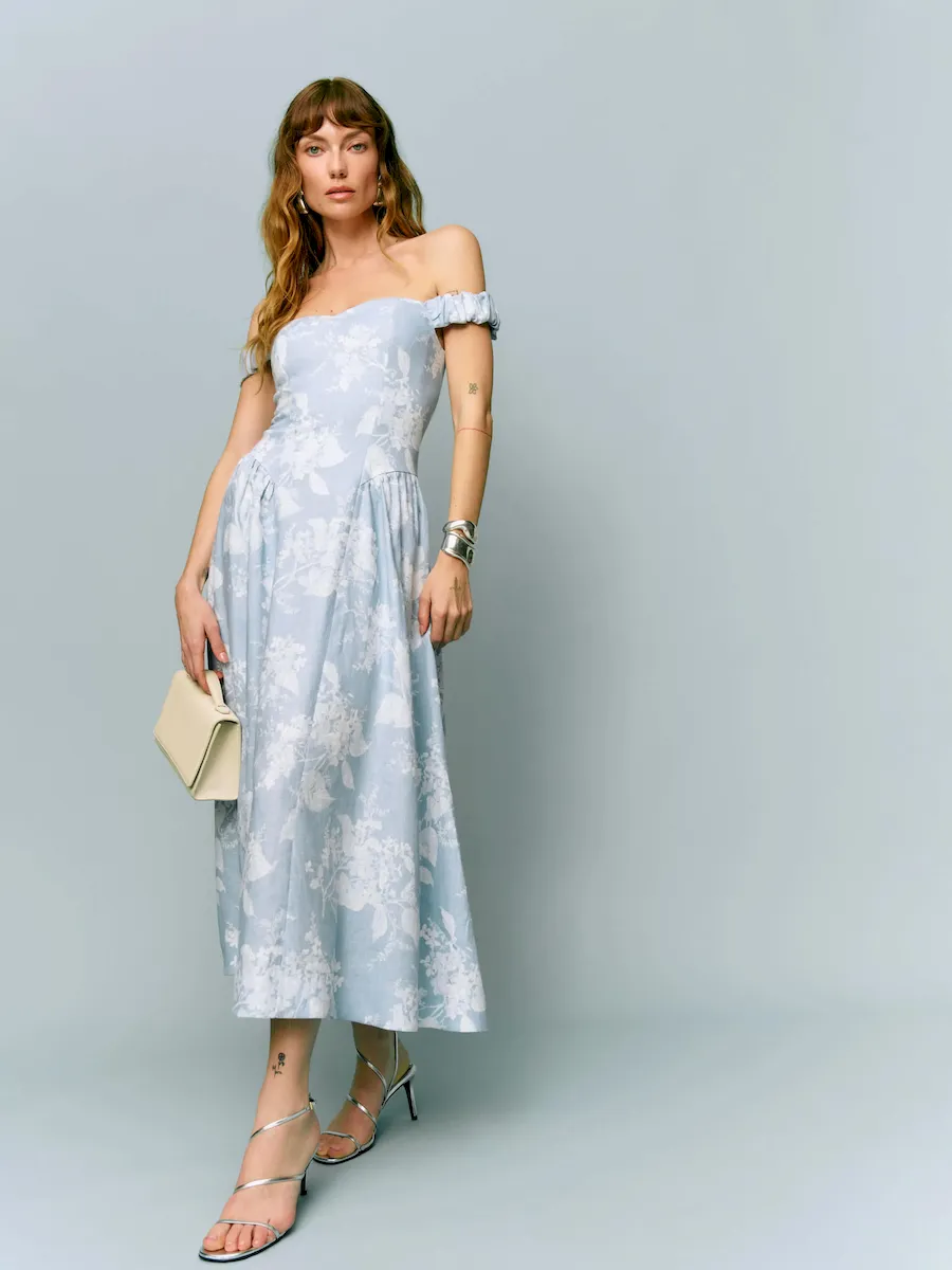 Monet Linen Dress