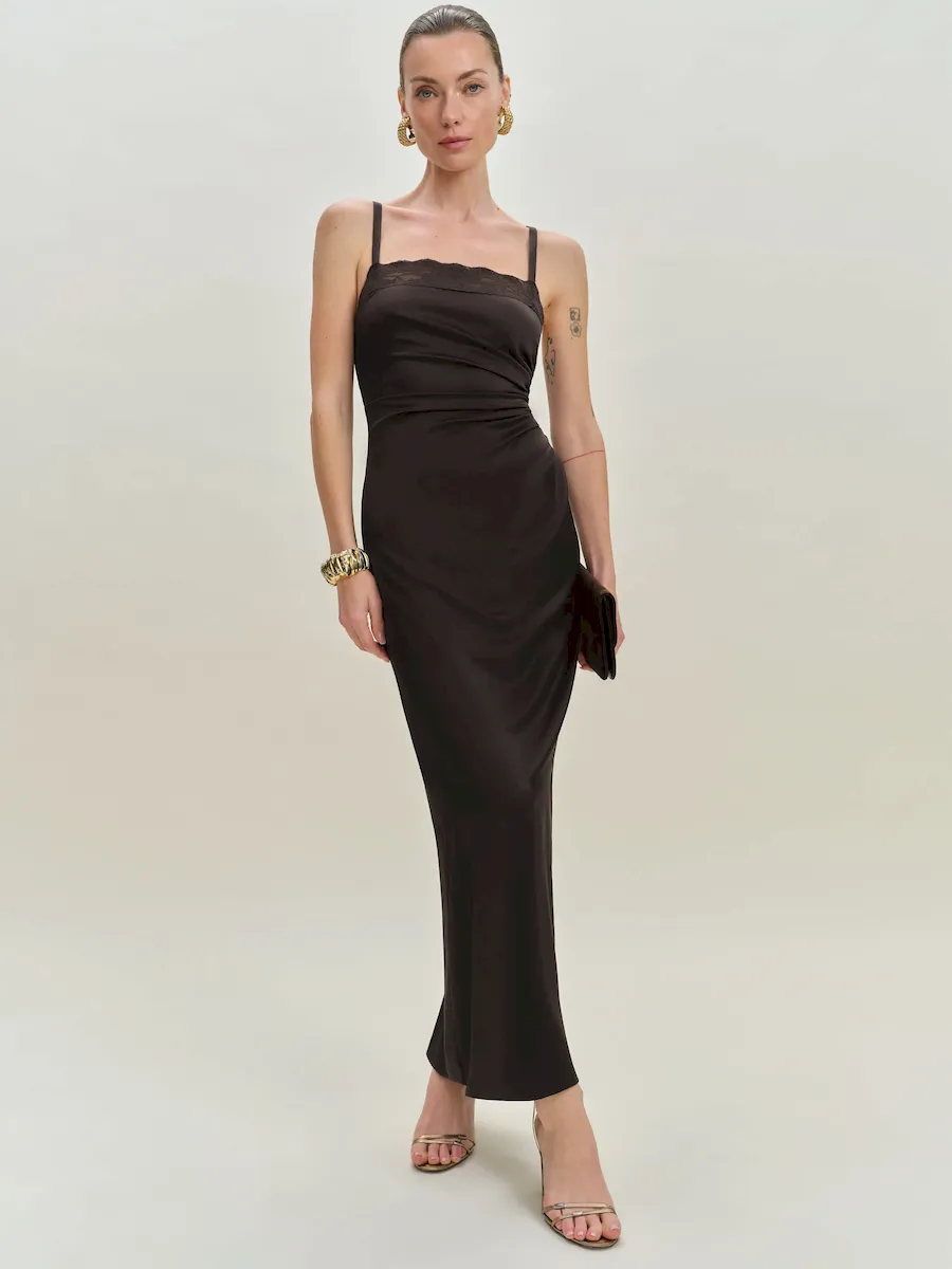 Vesper Satin Dress