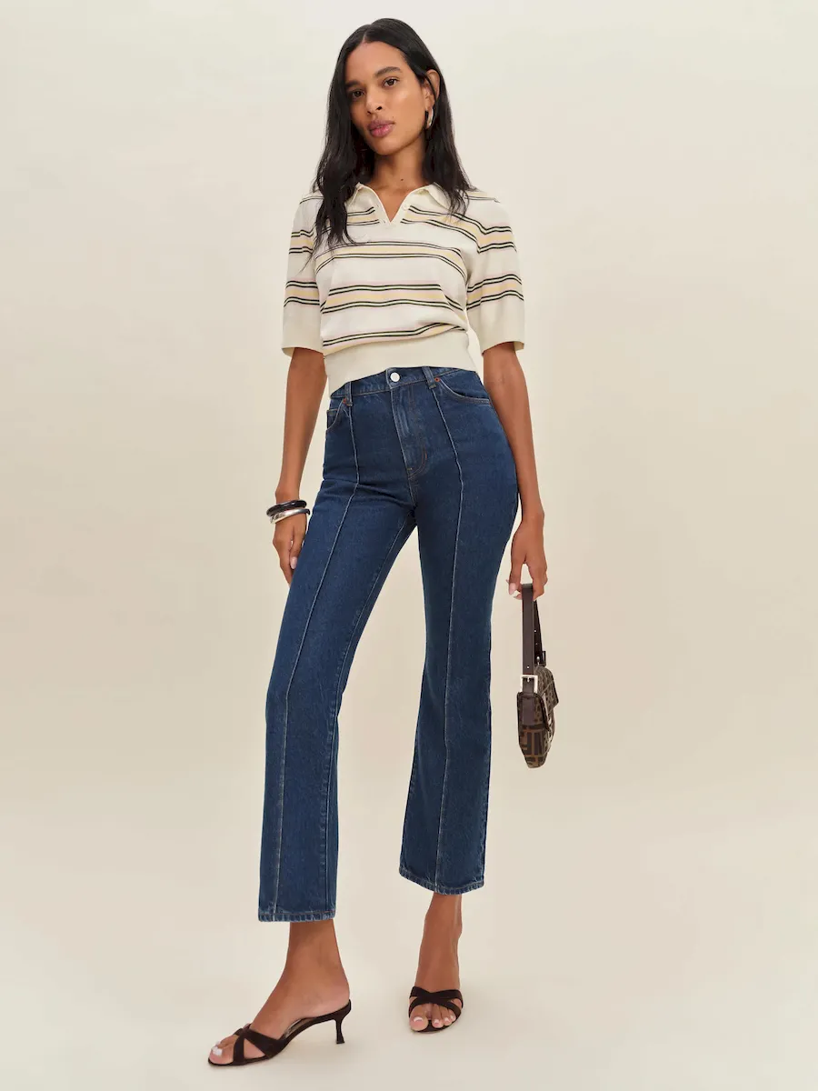 Mia High Rise Vintage Ankle Bootcut Jeans